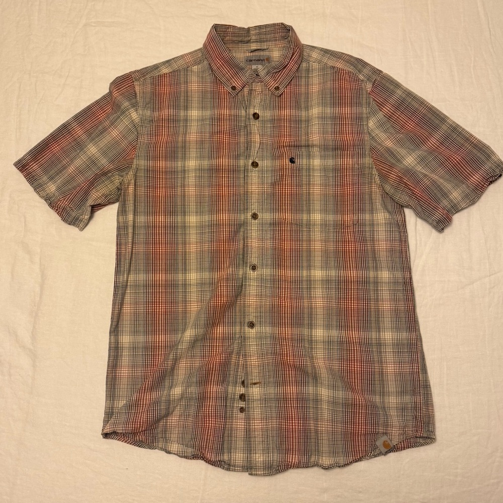 Carhartt Plaid Short Sleeve button down